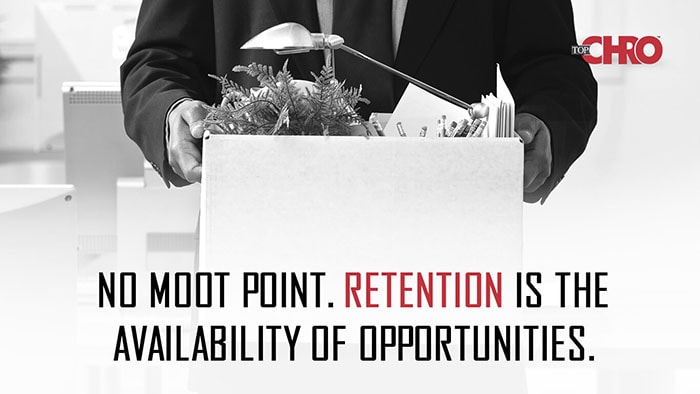 No moot point. Retention is the availability of opportunities